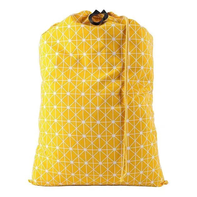 Og'ir yuk uchun kir yuvish uchun ipli sumka