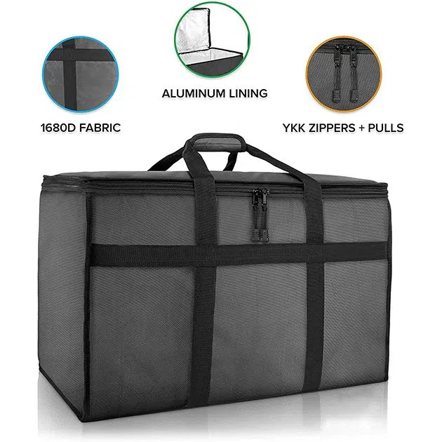 Issiqlik izolyatsiyalangan oziq-ovqat tashuvchisi