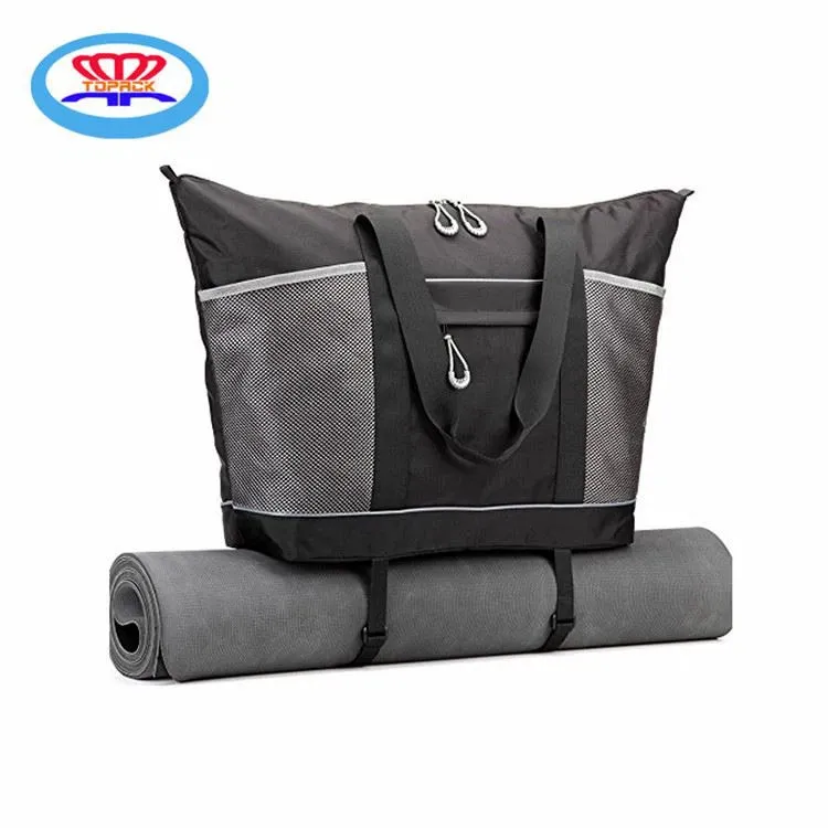 Keng cho'ntaklar bilan yoga mat sumkasi