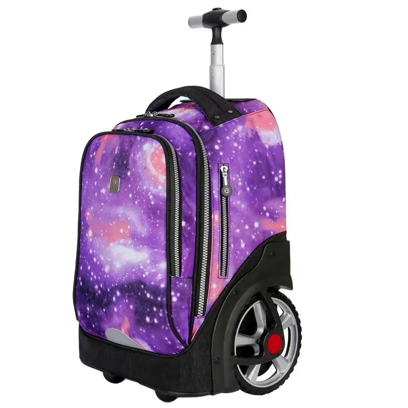 G'ildirakli trolleyli bagajli ryukzak